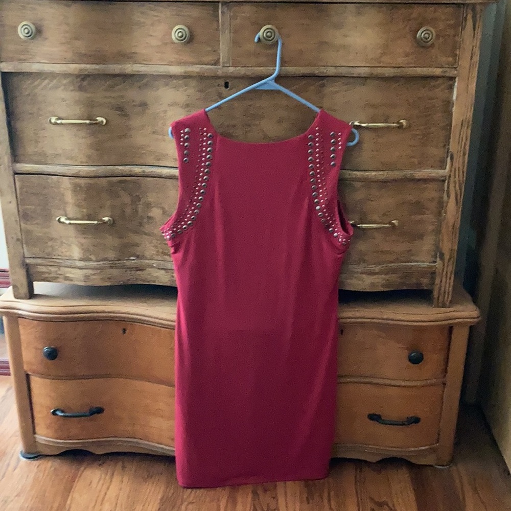 Fun and Sassy Raspberry Color Dress - Picture 5 of 5